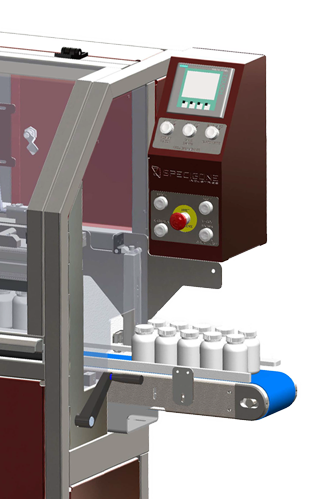 Machine spéciale banderoleuse pharmaceutique agro-alimentaire Auvergne Rhône alpes