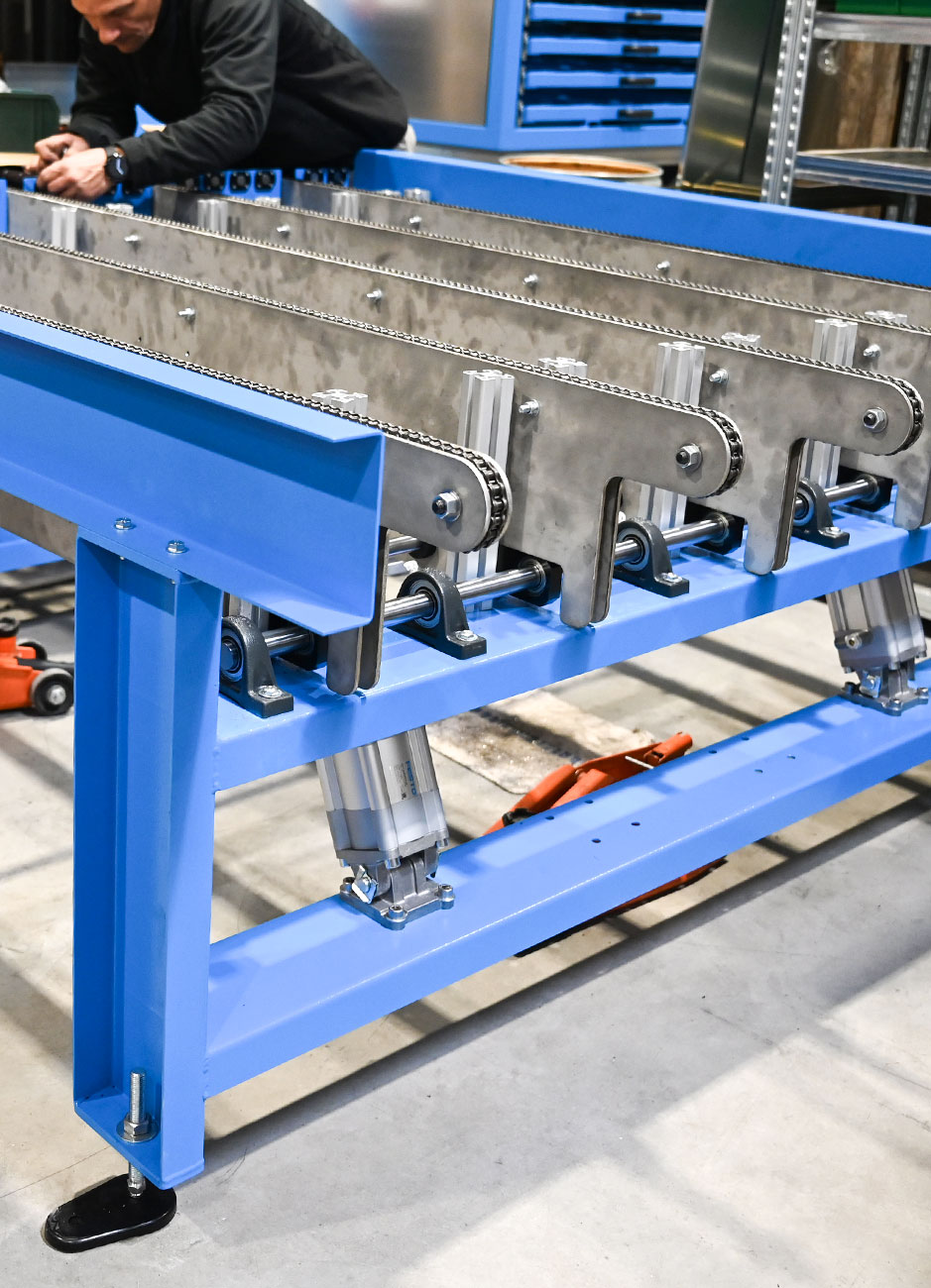 Conception-table-transfert-à-chaine-machine-spéciale-Ain-Rhone-Isère-Loire-Savoie-Haute-Savoie