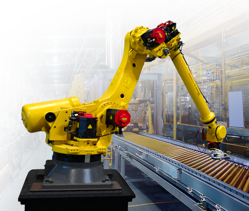 Robot-6-axes-FANUC-R2000-SPECIGONE-Industries-sur-ligne-assemblage
